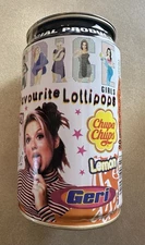 1997 Spice Girl Chupa Chups Lollipops Tin Canister  NEW Sealed RARE Geri