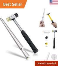 Integrated Ring Sizer Mandrel and Soft Mallet - Perfect for Crafting and Repairs