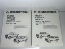 International Truck Service Manual Scout Ii Xlc Series 1978-1980 Vol. 1 2 New
