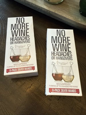 #ad #ad Lot 2 The Wand Wine Purifer No More Wine Headaches Or Hangovers Drink 8 pack $19.95