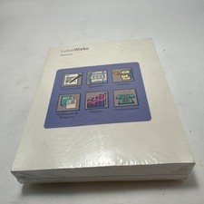 Lotus Works Vintage Software 3.5in Disks Original Seal 1990 Mainframe Collection