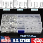 270X Electrical Wire Connector Male Female Spade Connectors Crimp Terminal Block
