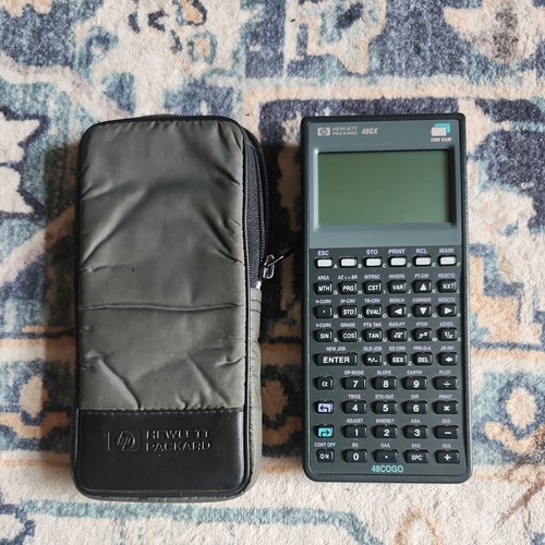 Calculator HP 48G+ PLUS with case and Message Booklet (nº308