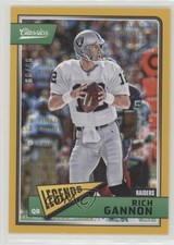 2018 Panini Classics Legends Timeless Tributes Gold 95/99 Rich Gannon #170 0f8