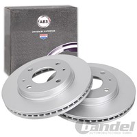 2X ABS Bremsscheiben 257Mm BelÜFtet Vorne Passend FüR Hyundai Coupe Lantra Sonat