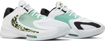 Nike Zoom Freak 4 White/White-Black-Barely Volt, Size US 14