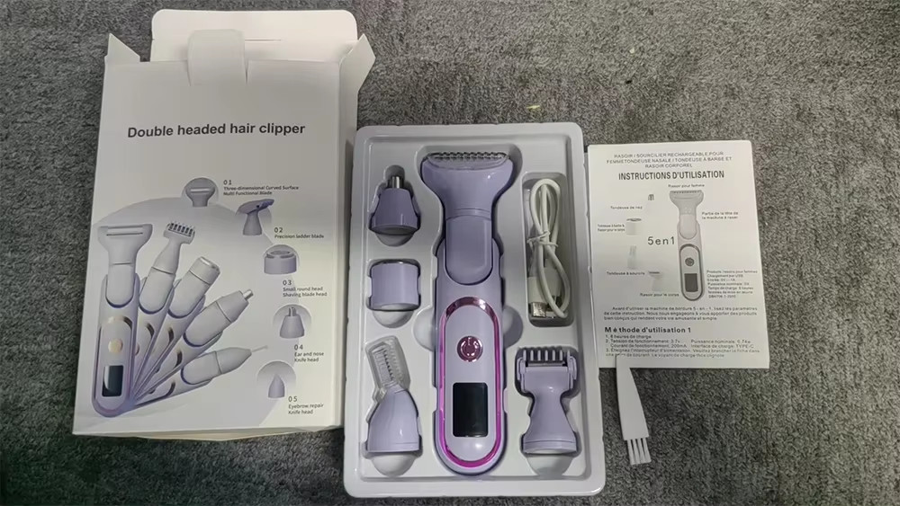 5 in 1 Lady Shavers for Women Facial Hair Remover for Women 