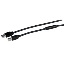 StarTech 15m / 50 ft Active USB 2.0 A to B Cable - M/M USB2HAB50AC 