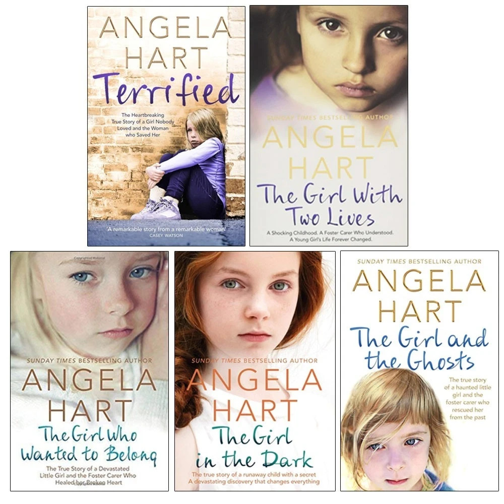 Angela Hart Collection 5 Books Set Girl Who Wanted to Belong, Girl in the Dark