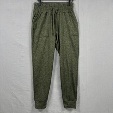 Mondetta Men's Green Heathered Jogger Pants - Size Small - Dark Green