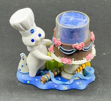 Pillsbury Doughboy Birthday Surprise Candle Votive Holder Figurine Danbury Mint