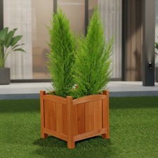 Blumentopf 30CM Garten Pflanztrog eckig Holz Blumenkasten Blumenkübel 