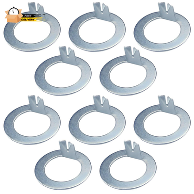 #ad 10Pcs Trailer D Style Spindle Tang Washers Fits for D Shape Head EZ Lube Spindl $16.53