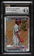 2021 Bowman Chrome Prospects Mega Box Mojo Refractor Armando Cruz CSG 9.5 0q0m