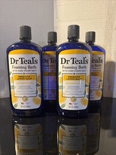 Dr Teal's Foaming Bath WITH PURE EPSOM SALT PREBIOTIC LEMON BALM 34 oz