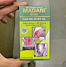 Madani Gold Pain Reliver Oil Roll on 8ml Cold Blocked Nose Muscle Pain Reliver