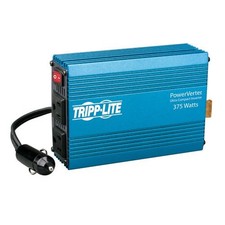 Tripp Lite Compact Car Portable Inverter 375W 12V DC to 120V AC 2 Outlets