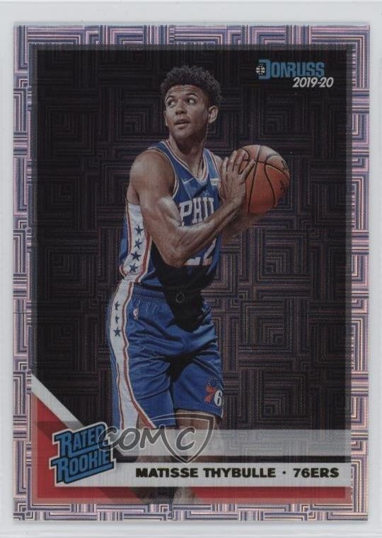 2019-20 Panini Donruss Rated Infinite Matisse Thybulle #219 Rookie RC 7iu