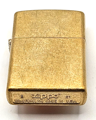 Classic Tumbled Solid Brass Zippo Lighter | eBay