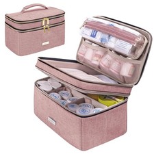 Medicine Storage Bag Pill Bottle Organizer with Portable Small Pouch Travel M...