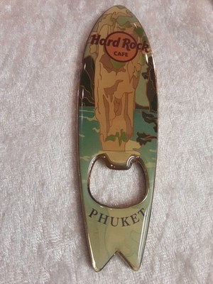 Hard Rock Cafe Bottle Opener Magnet Phuket 1 Surfboard