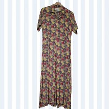 Flax Engelhart Dress Womens Small Midi Rayon.