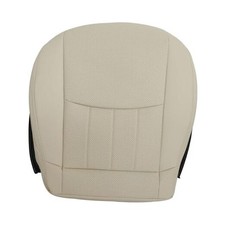 Driver Side Bottom Replacement Perforated Leather Beige Light Seat Cover Tan