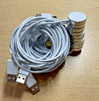 Lot of 10 Apple Watch Magnetic Charger USB Cable 1m A2255 MX2E2AM/A. OEM