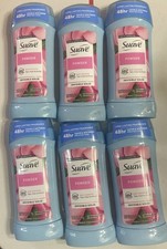 Suave POWDER Scent 48 hour Women's Solid Antiperspirant Deodorant 2.6oz Lot Of 6