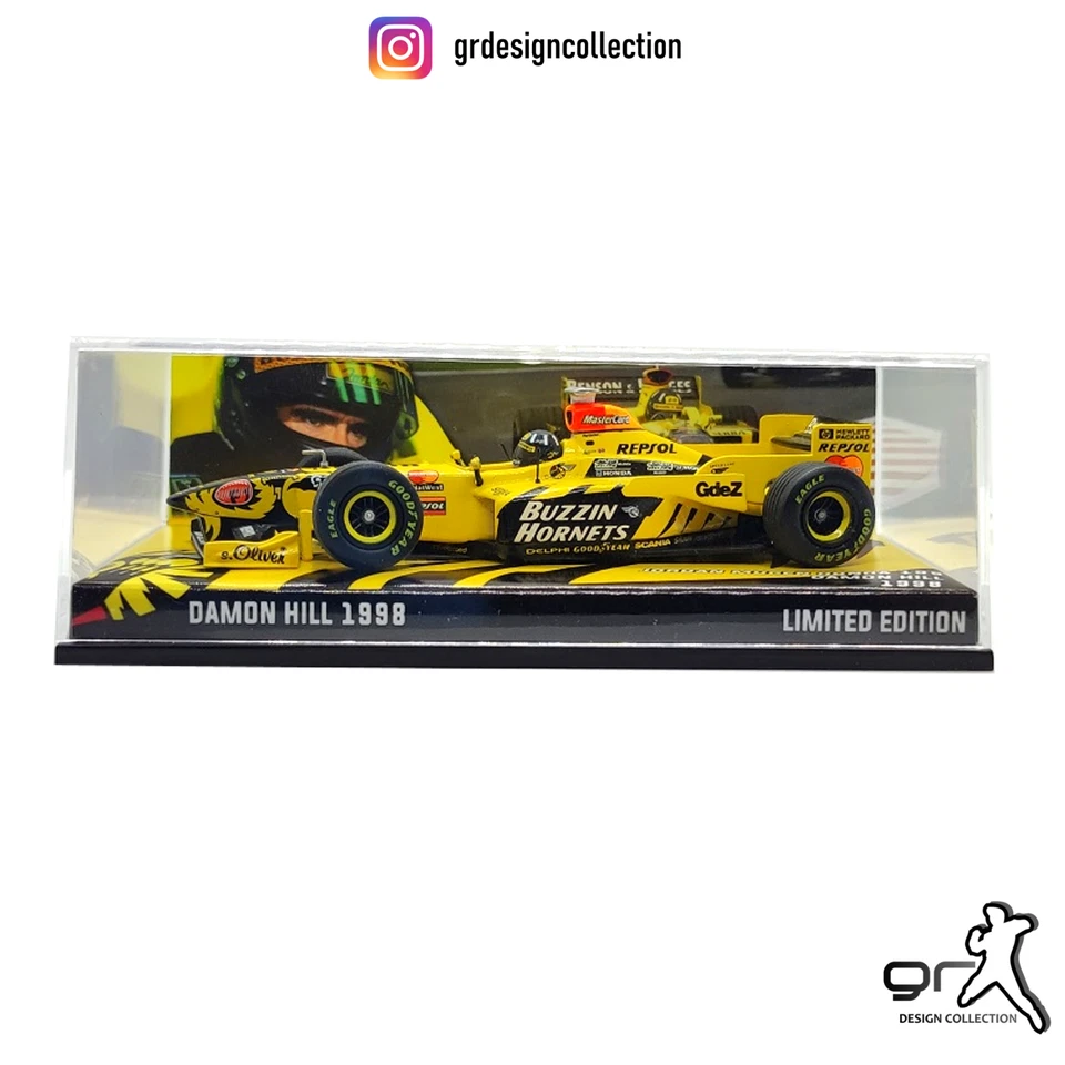 Damon Hill - Jordan 198 - F1 GP 1998 / MINICHAMPS / 1:43 - Immagine 2 di 4