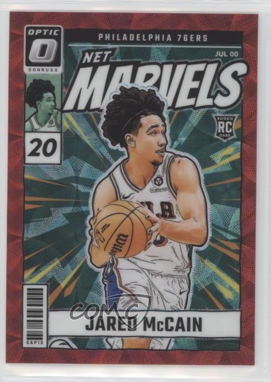 2024 Panini Donruss Optic Net Marvels International Red Prizm Jared McCain 1b7p