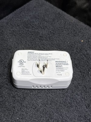 Jasco Fluorescent Light Appliance Smart Module Z-Wave electric power wall plug