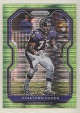 2020 Panini Prizm Neon Green Pulsar Prizm Jonathan Ogden #45 HOF ib6
