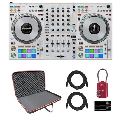 Pioneer DDJ-FLX10-W 4-Channel rekordbox Serato DJ Controller White w Carry Bag