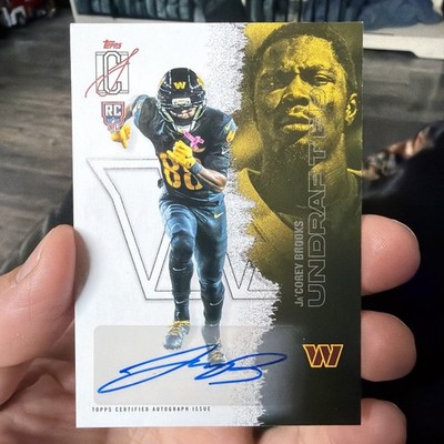 Ja'Corey Brooks 2025 Topps Signature Class Rookie (RC) Autograph #243 Commanders