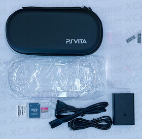 Ps Vita 2000 128GB Set (Case, Charger, Shell, Screen Protectors) USA SELLER