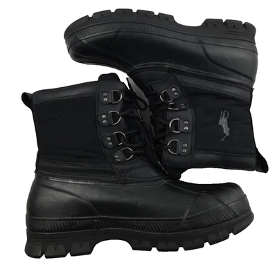 Polo Ralph Lauren Black Rubber Boots for Men for Sale - Shop  display picture 1