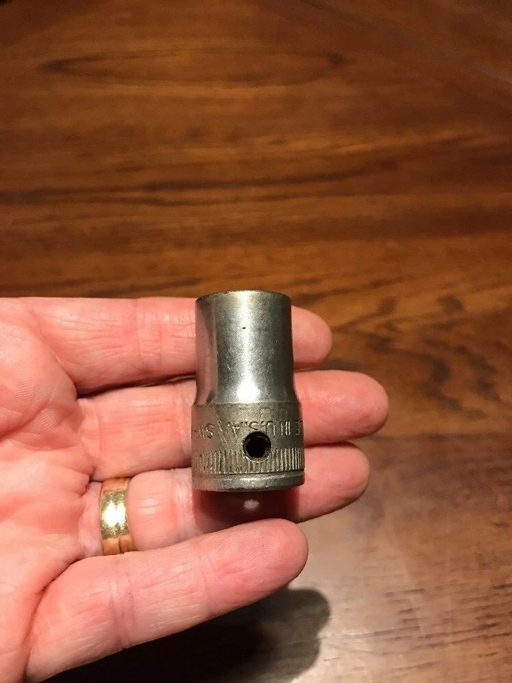 Snap-On 1/2" Drive 9/16" Socket USA SW-180 Vintage 1947 - Image 4 of 4