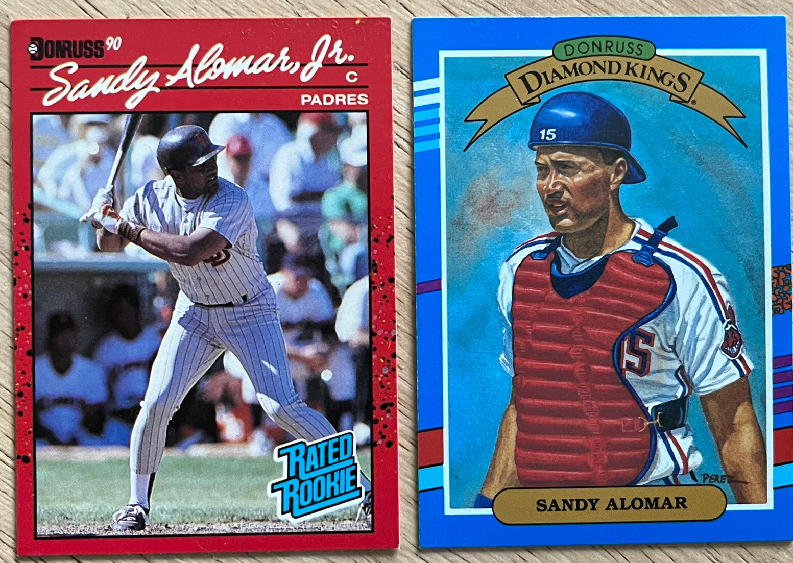 ✨HOF Sandy Alomar Jr Set Of 2 Error Cards. | eBay