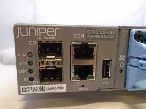 Conmutador Ethernet JUNIPER QFX5100-48S-3AFI, 48 puertos SFP+/SFP, 6 puertos QSFP+. - Imagen 4 de 4