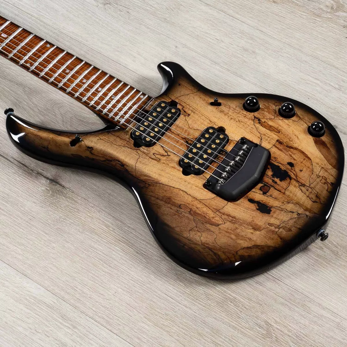 Ernie Ball Music Man Petrucci Majesty 7 Spalted Maple Guitar