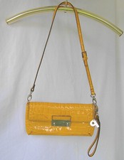 Vintage Clutch PICARD Luxustasche abschließbar Leder Damen Handtasche Italy 