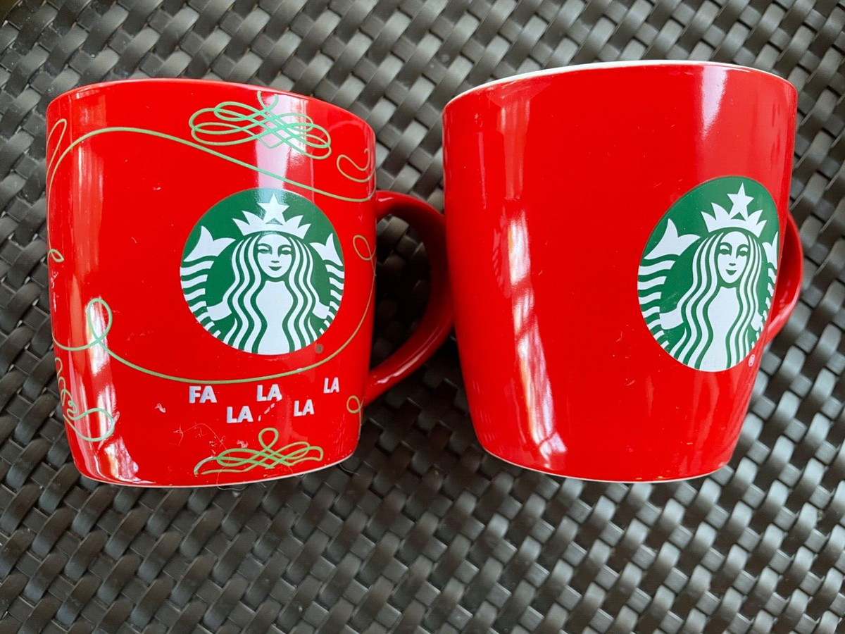 STARBUCKS LOT 2020 Christmas Holiday MUGs CUPs Red Classic Siren AND FA LA  LA LA