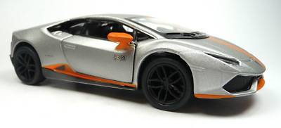 Lamborghini Huracán LP 610-4 silber matt Sammlermodell 12,5cm Neuware KINSMART