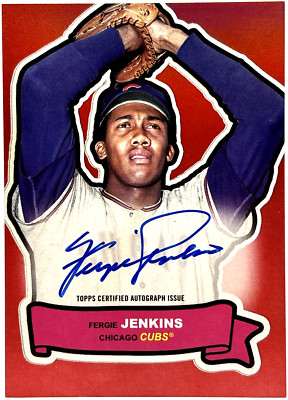 2024 Topps Archives - Fergie Jenkins - 1968 Action All-Stars - Auto Red Foil /10