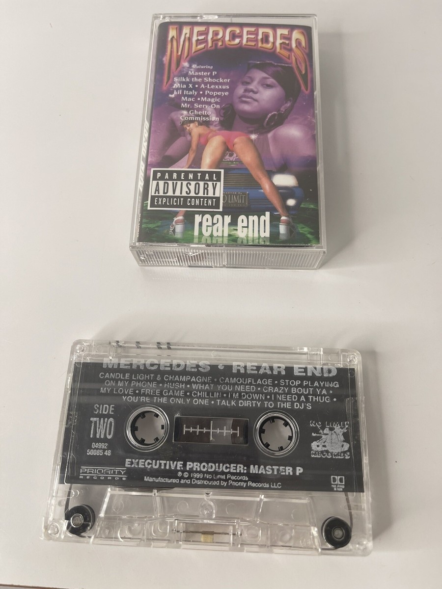 MERCEDES REAR END CASSETTE TAPE NO LIMIT RECORDS 1999 Rap Hip Hop