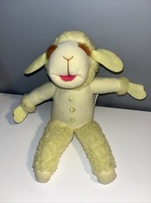 Lamb Chop Plush Pastels 1992 Shari Lewis Stuffed Plush 9  Lambchop Gift Connect
