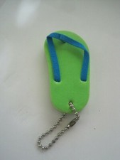 Green Flip Flop Key Chain
