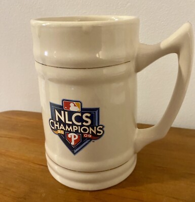 NLCS Champions 2009 Phillies Ceramic Tankard Mug MLB