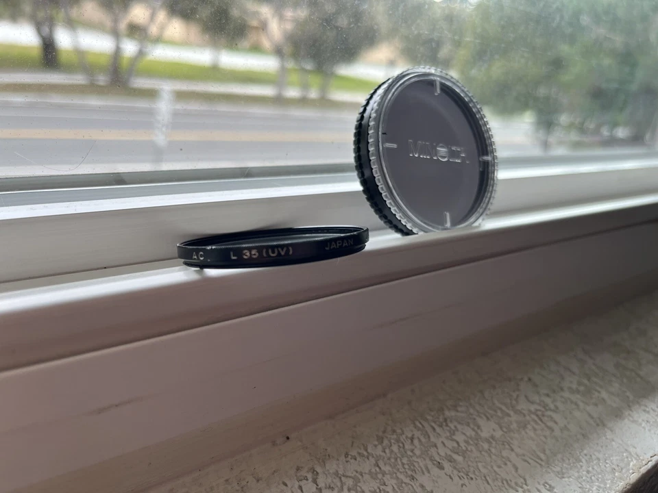 Minolta 49mm (L35) UV Metal Lens Filter, New in Box Vintage Genuine #7049-303 - Image 3 of 4